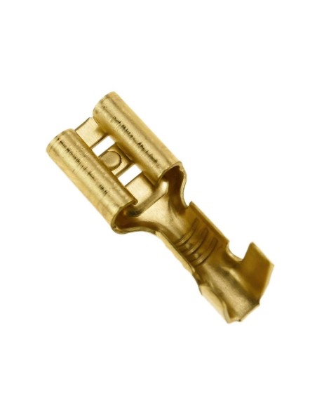 100 TERMINALES HEMBRA 6,3X8mm