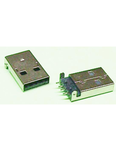 CONECTOR USB TIPO A MACHO SMD