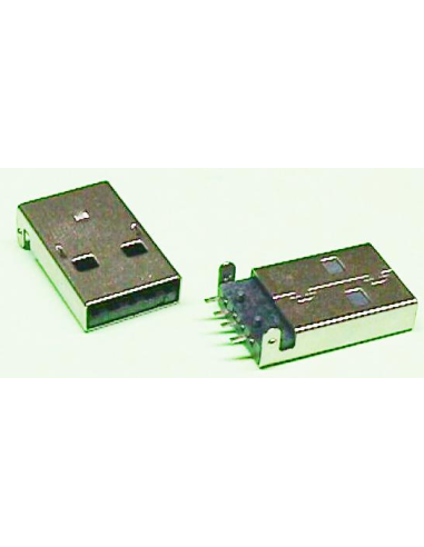 CONECTOR USB TIPO A MACHO SMD