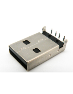 CONECTOR PCB USB "A" MACHO 90º