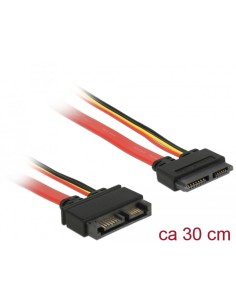CABLE 0.30MTS SLIM SATA M-H 2