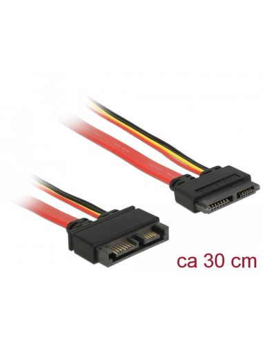 CABLE 0.30MTS SLIM SATA M-H