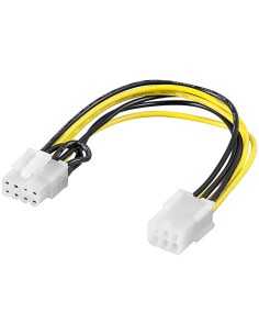 CABLE ADAPTADOR PCI-EXPRES 6P / 8P 20CM.