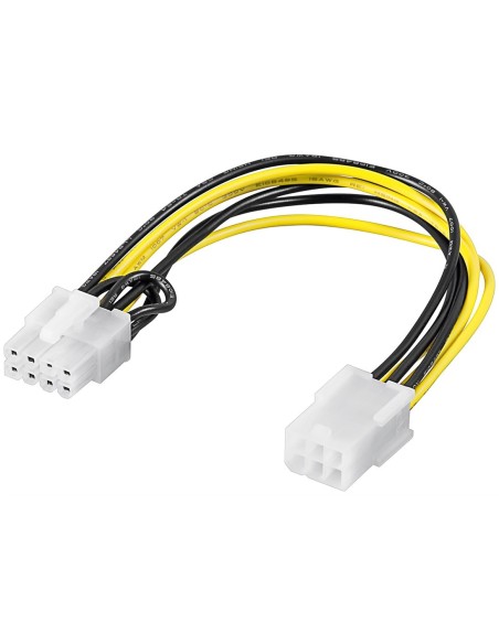 CABLE ADAPTADOR PCI-EXPRES 6P / 8P 20CM.