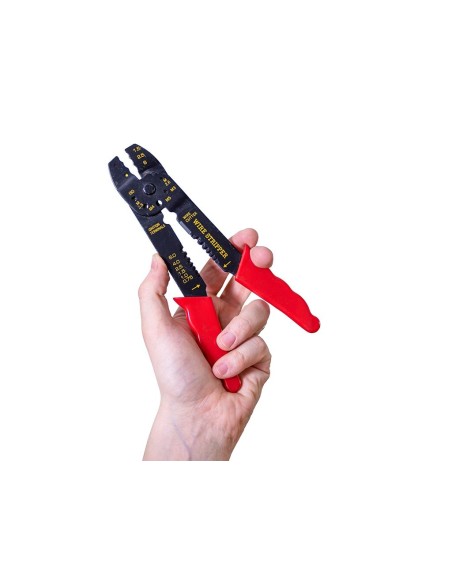 CRIMPADORA FASTON  8"  PELACABLE - MULTIUSOS