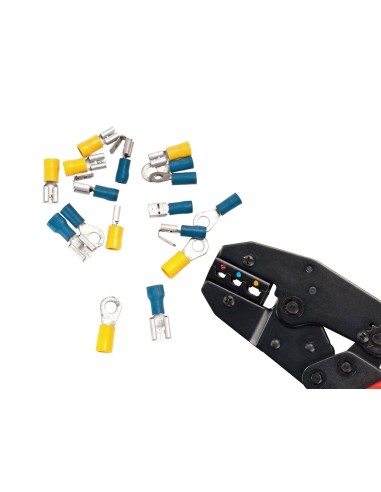 Crimpadora de terminales aislados