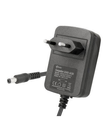 CARGADOR BATERÍAS DE PLOMO 6V Y 12V/0,5A