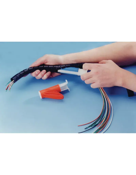 20MTS.CUBRE CABLE 25MM   NEGRO