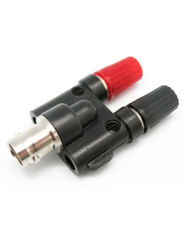 ADAPTADOR BNC-HEMBRA A DOBLE BANANA HEMBRA