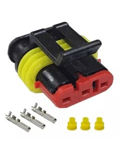 CONECTOR 3 VIAS HEMBRA SUPERSEAL IP67 ESTANCO