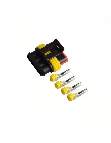 CONECTOR 4 VIAS HEMBRA SUPERSEAL IP67 ESTANCO