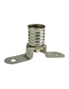 PORTALAMPARAS ROSCA E-10 METALICO