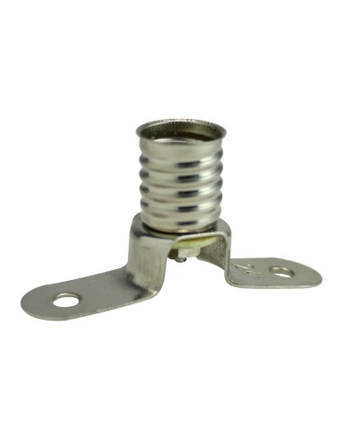 PORTALAMPARAS ROSCA E-10 METALICO