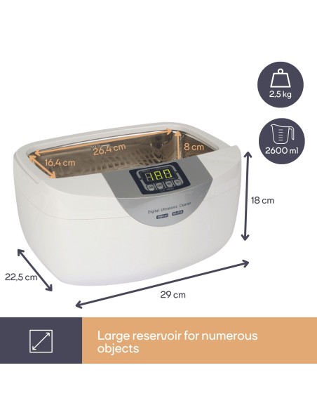 LIMPIADOR ULTRASONICO 2,6L