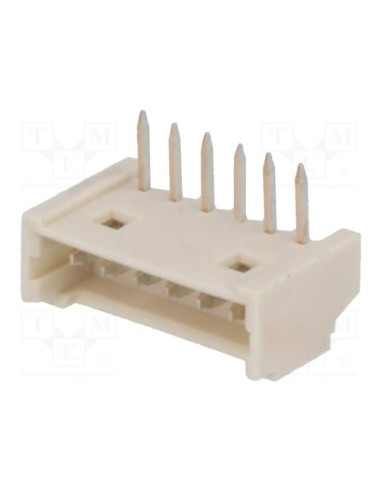 CONECTOR MACHO PCB 6PIN 1,25mm