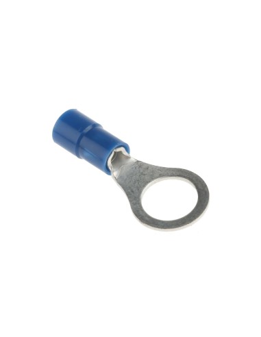 TERMINAL AISLADO REDONDO 4,3mm AZUL