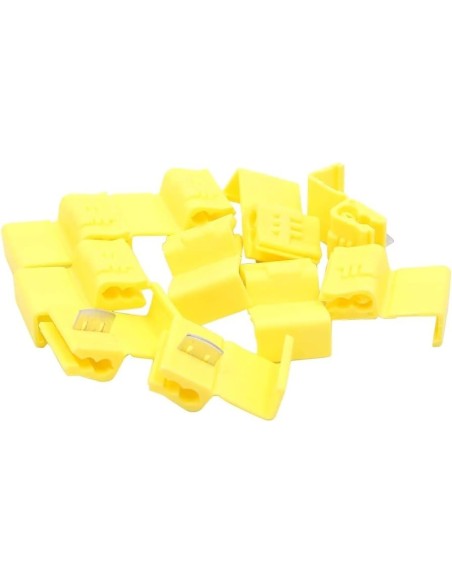 BLISTER 10 CONECTORES RAPIDOS AMARILLOS 6MM