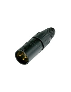 CONECTOR NEUTRIK XLR 3CTOS DORADOS MACHO AEREO
