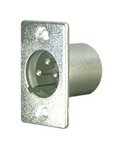 CONECTOR XLR 3CTS MACHO PANEL