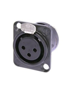 CONECTOR  NEUTRIK XLR HEMBRA CHASIS CTO DOR