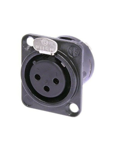CONECTOR  NEUTRIK XLR HEMBRA CHASIS CTO DOR