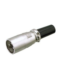 CONECTOR XLR MACHO AEREO 3 PINS