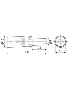 CONECTOR XLR MICRO MACHO 3 CTS. 2