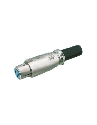 CONECTOR XLR HEMBRA MICRO 3 CTS.