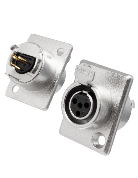 BASE MINI XLR HEMBRA 4CTS