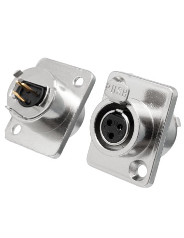 BASE MINI XLR HEMBRA 3CTS