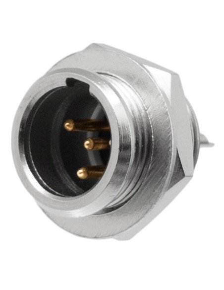 BASE MINI XLR MACHO 4CTS