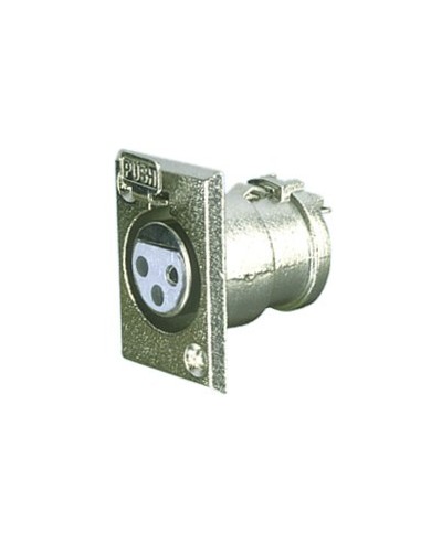 BASE XLR HEMBRA CHASIS 3 PINS