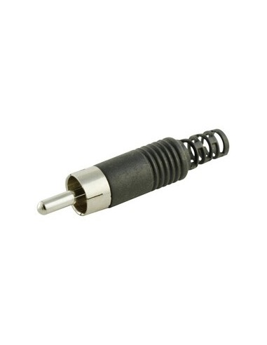 CONECTOR MACHO RCA NEGRO AEREO