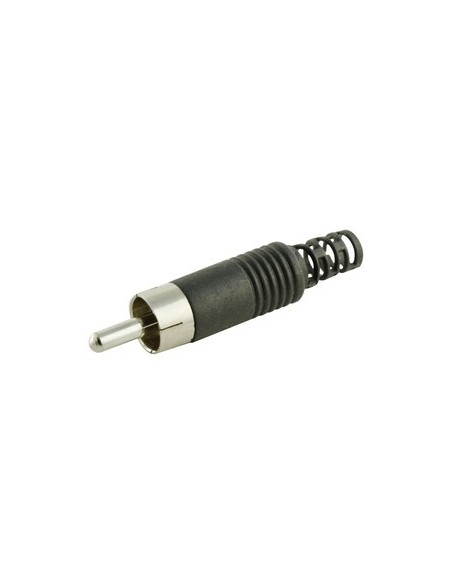 CONECTOR MACHO RCA NEGRO AEREO
