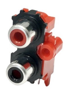 BASE 2 RCA PCB VERTICAL R/N