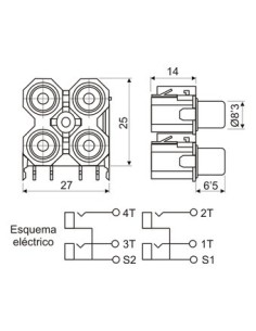 BASE 4 RCAS CASCADA PCB R/N 2