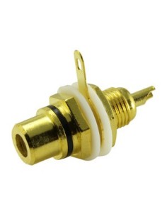 BASE RCA CHASIS DORADA NEGRA