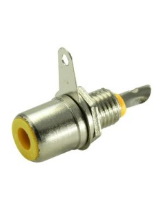 BASE RCA HEMBRA PARA CHASIS AMARILLA