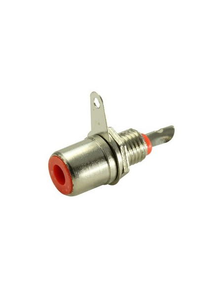 BASE RCA HEMBRA PARA CHASIS ROJO