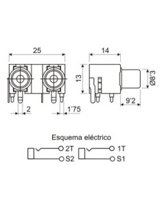 BLISTER BASE COAXIAL RCA DOBLE 2