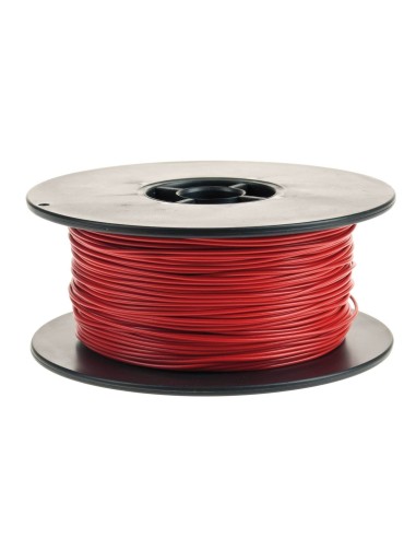 BOBINA 100M CABLE RIGIDO 0.2mm² ROJO