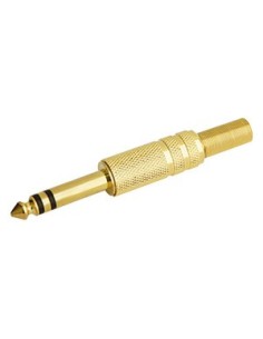 JACK MACHO DORADO STEREO 6.3MM