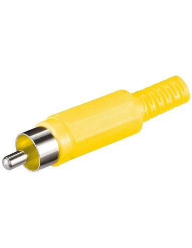 CONECTOR MACHO RCA AMARILLO