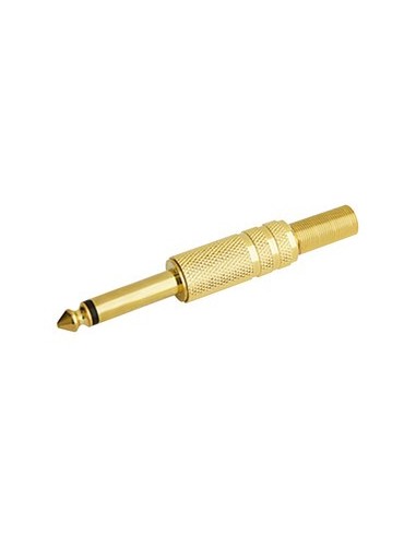 JACK MACHO MONO DORADO 6.3MM
