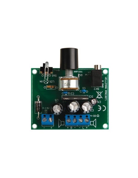 AMPLIFICADOR 2X5W PARA MP3 - KIT PARA MONTAR