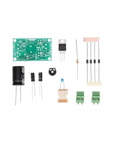 FUENTE DE ALIMENTACION REGULABLE DE 1A - KIT PARA MONTAR