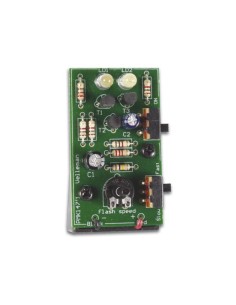 ESTROBOSCOPIO 2 LEDS BLANCOS - KIT PARA MONTAR 2