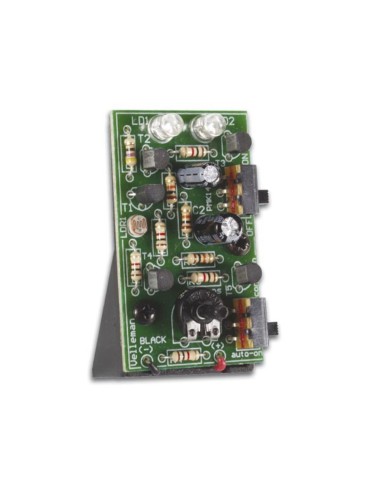 LUZ INTERMITENTE CON 2 LEDs ROJOS MUY LUMINOSOS - KIT PARA MONTAR