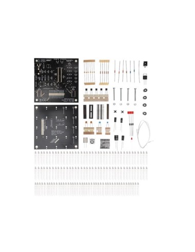 CUBO DE LEDs 3D 5 x 5 x 5 (LEDs AZULES) - KIT PARA MONTAR