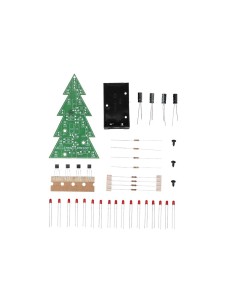 ÁRBOL DE NAVIDAD CON LEDs INTERMITENTES - KIT PARA MONTAR 2